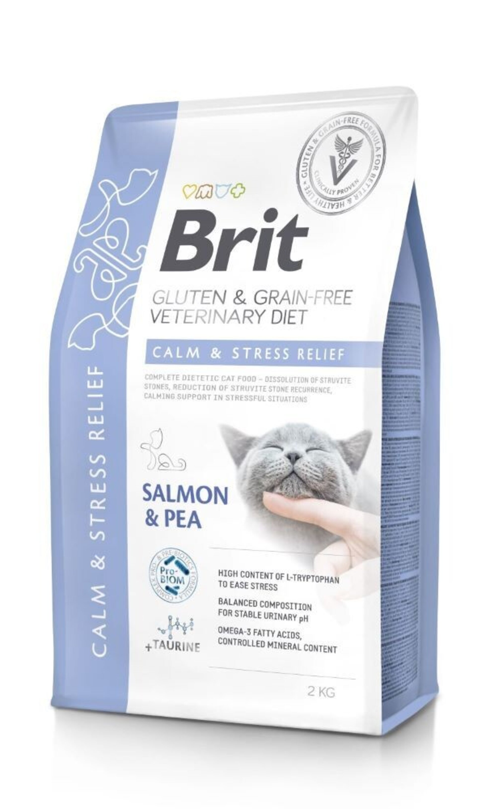 Brit Veterinary Diet Calm & Stress Gato - 2