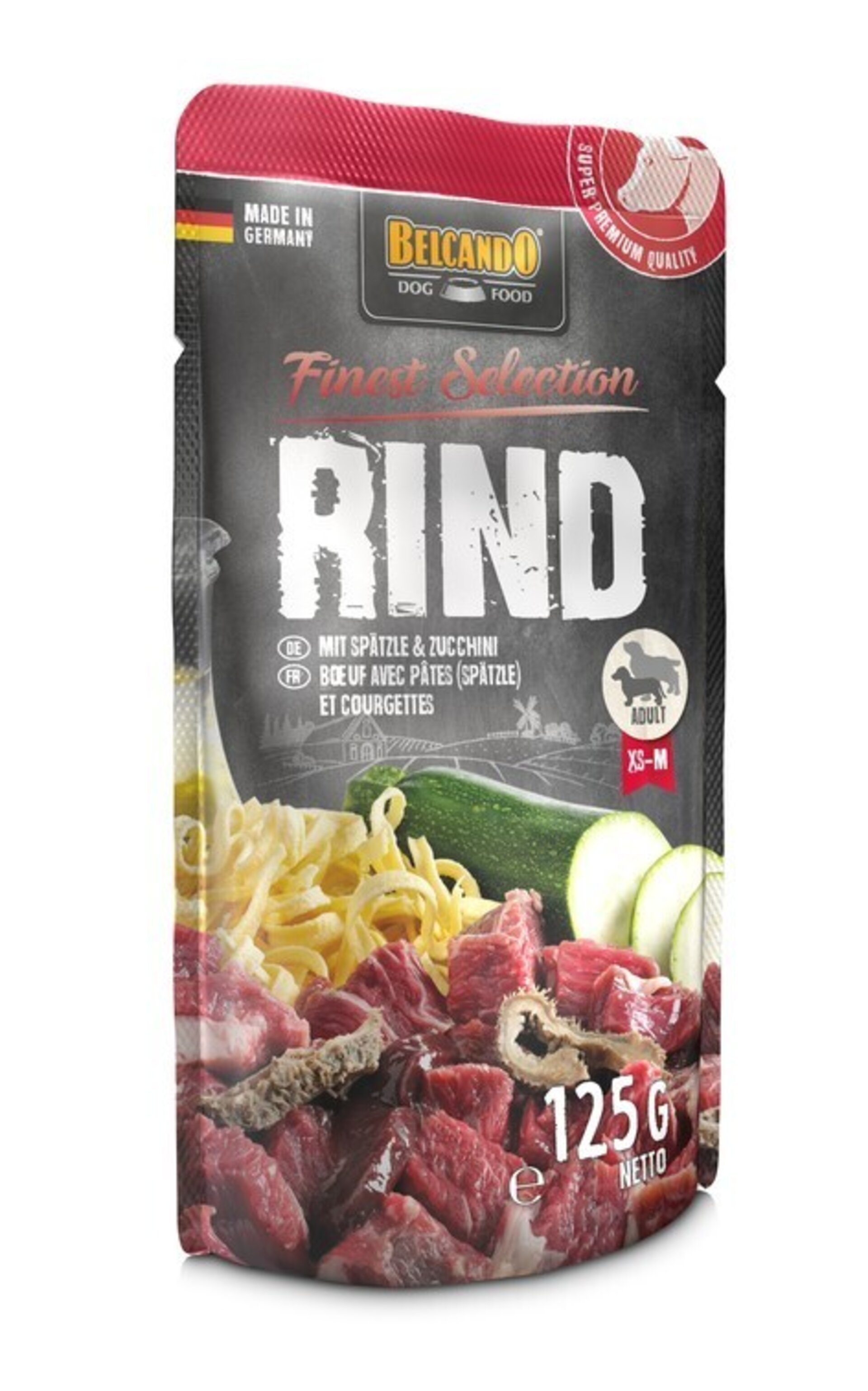 Belcando Sobre Ternera, Noodles y Calabacín 125Gr - 1