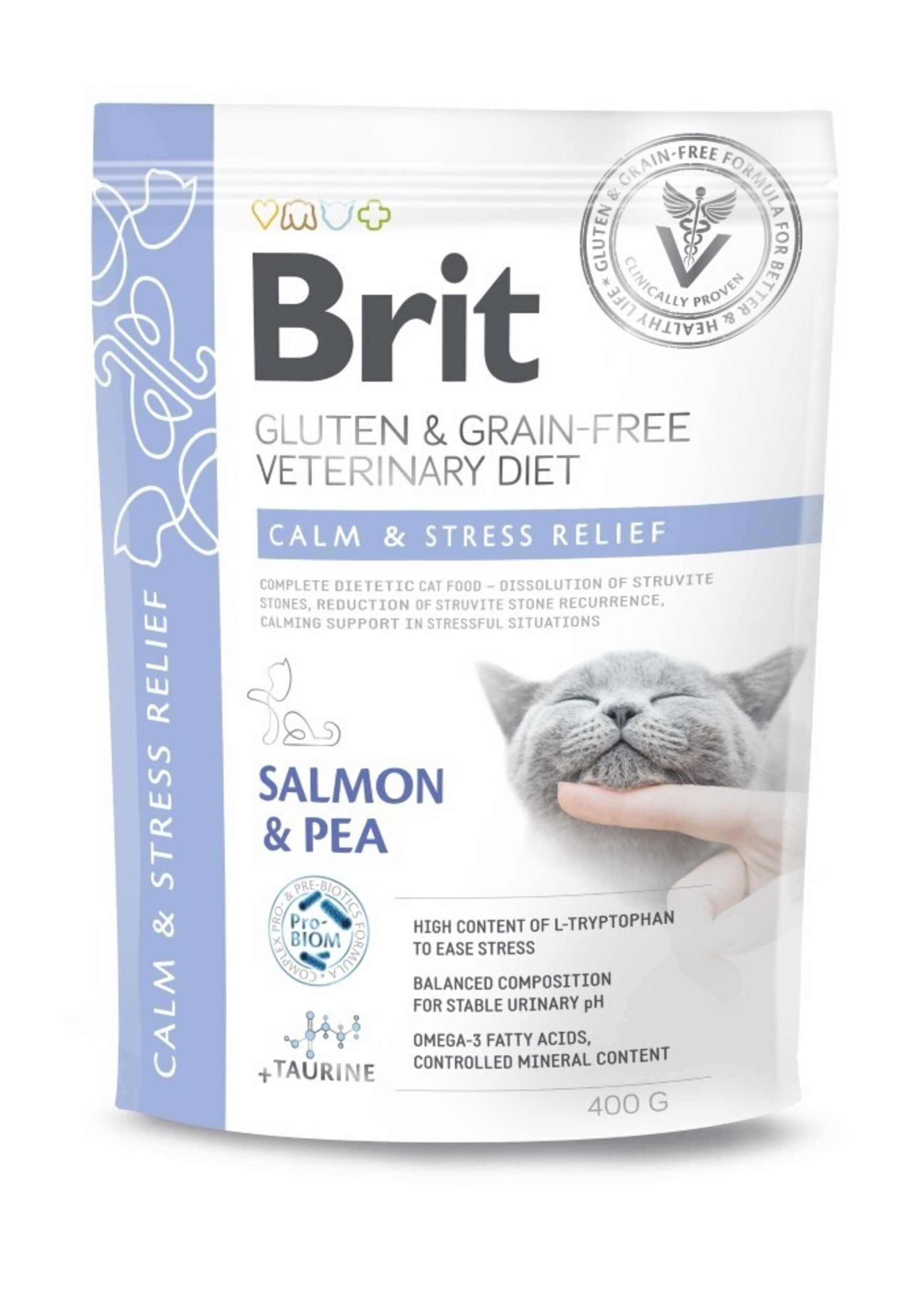 Brit Veterinary Diet Calm & Stress Gato - 1